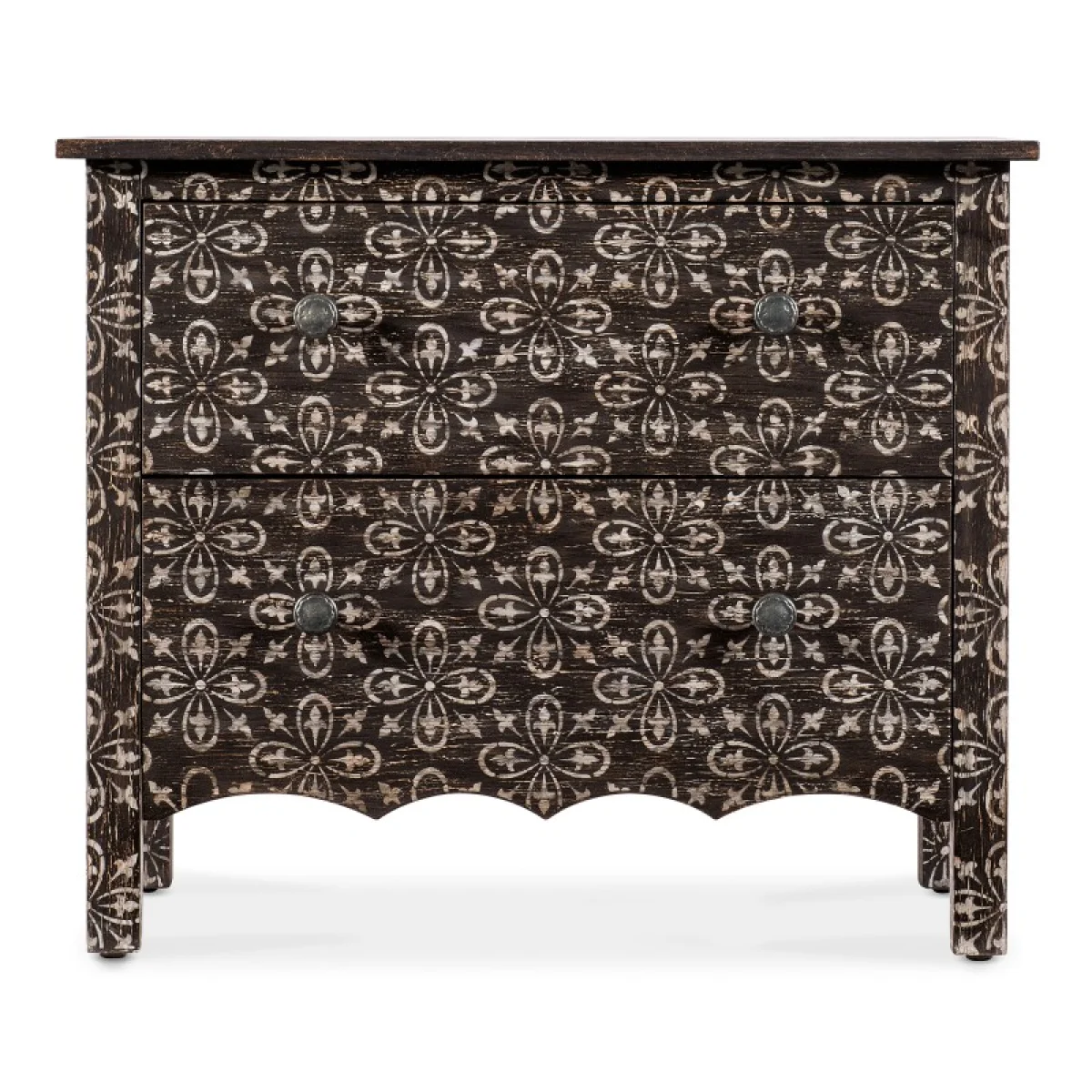 Americana Two-Drawer Nightstand Nightstands Blacks 6