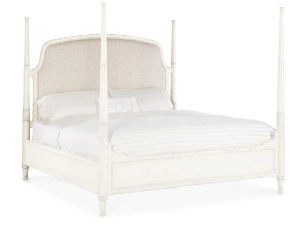 Americana Queen Upholstered Poster Bed Beds Beds 29