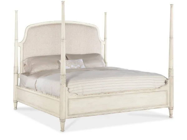 Americana California King Upholstered Poster Bed Beds Beds