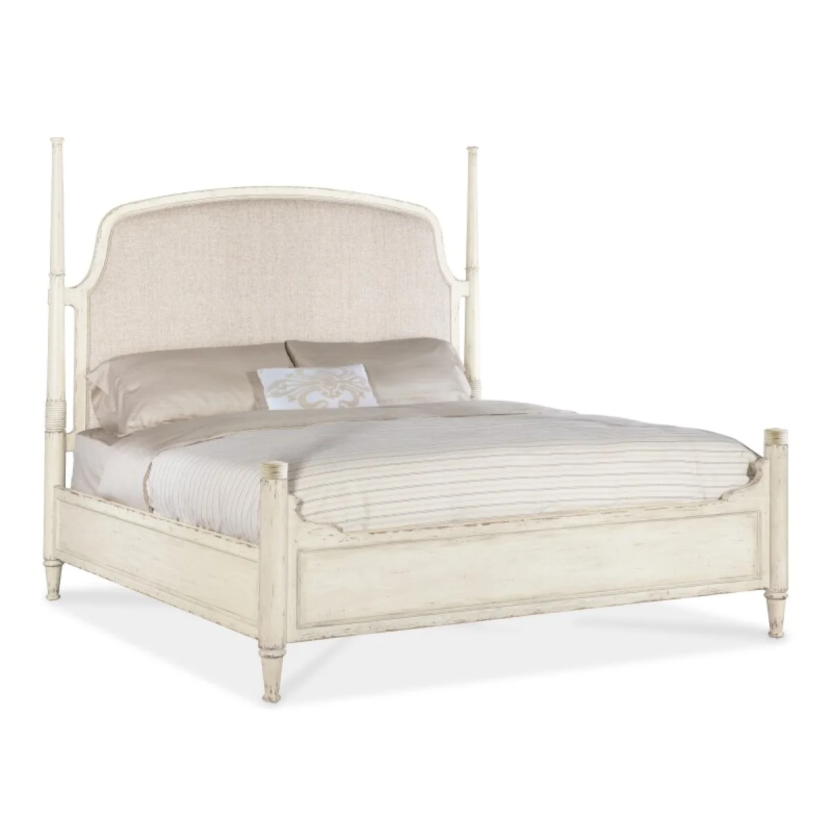 Americana California King Upholstered Poster Bed Beds Beds 6