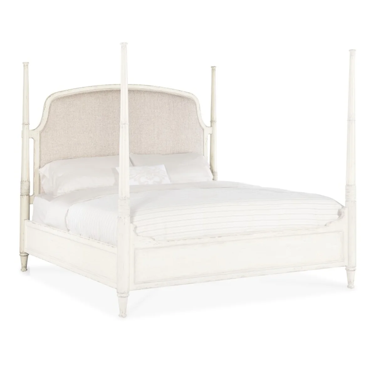 Americana California King Upholstered Poster Bed Beds Beds 11
