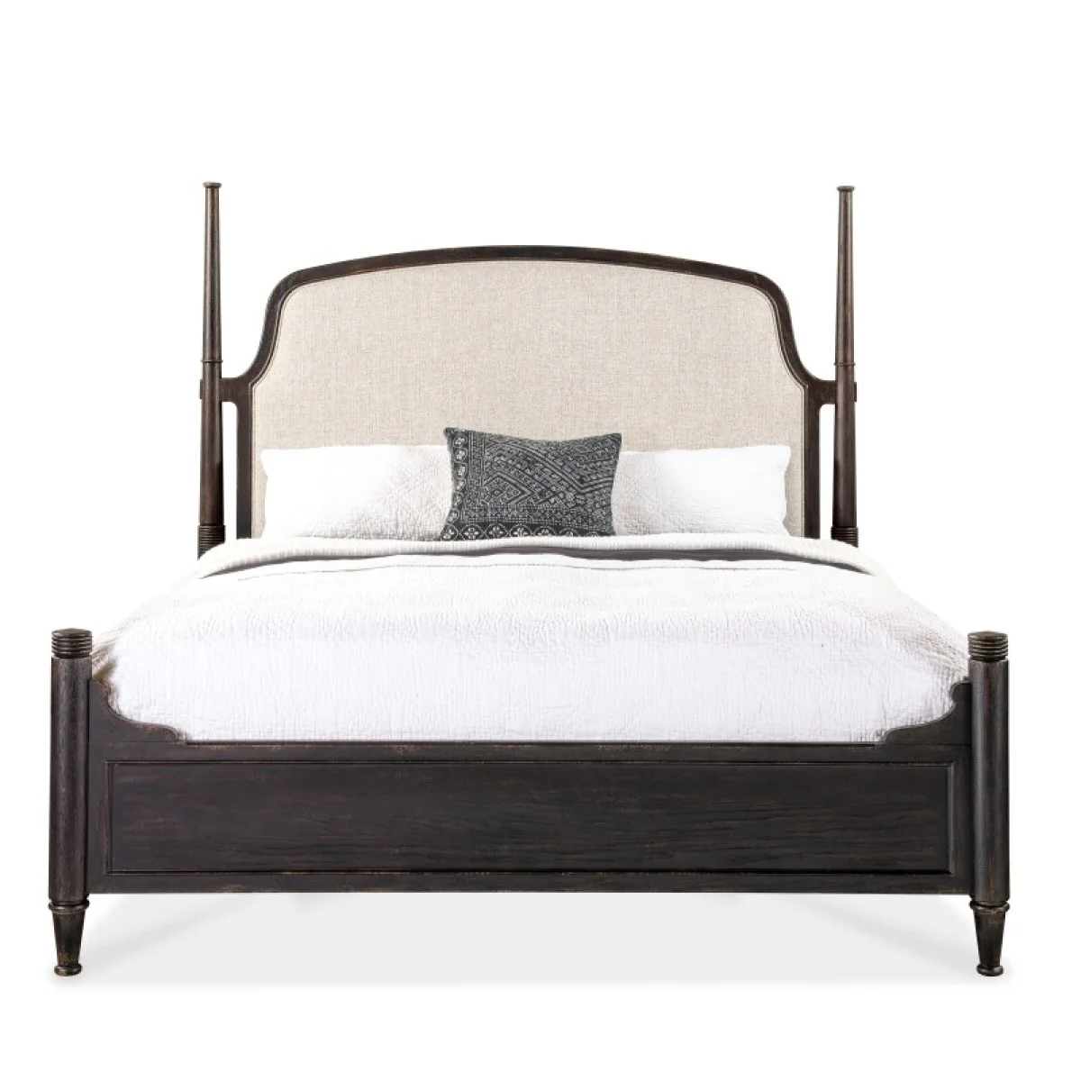 Americana California King Upholstered Poster Bed Beds Beds 8