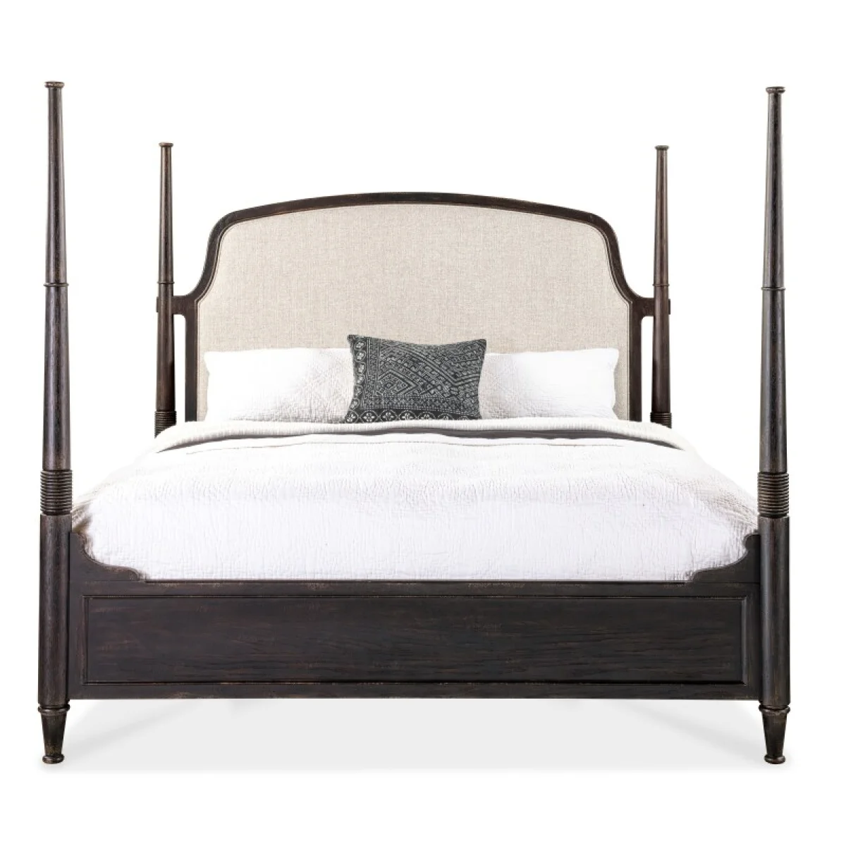 Americana King Upholstered Poster Bed Beds Beds 7