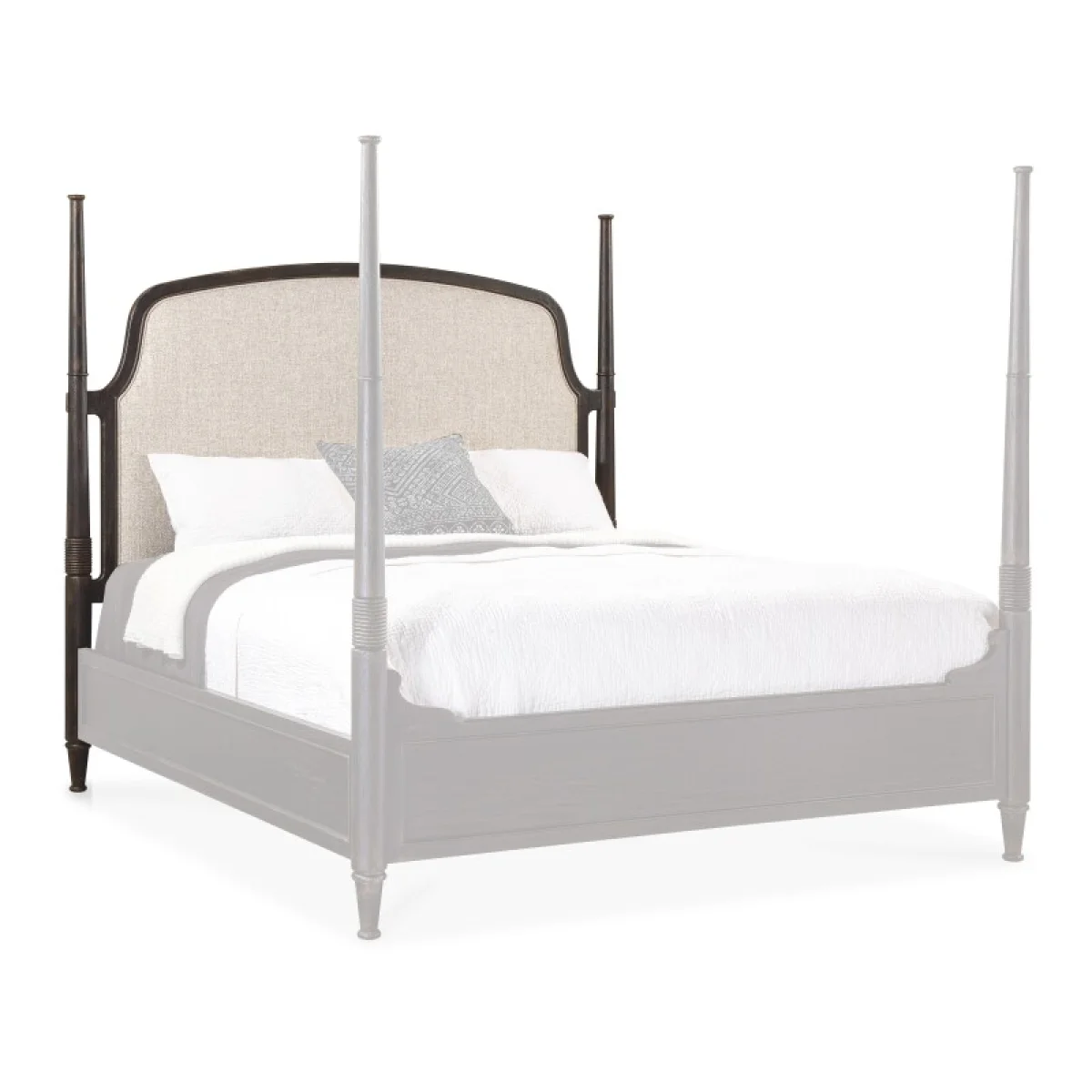Americana King Upholstered Poster Bed Beds Beds 14