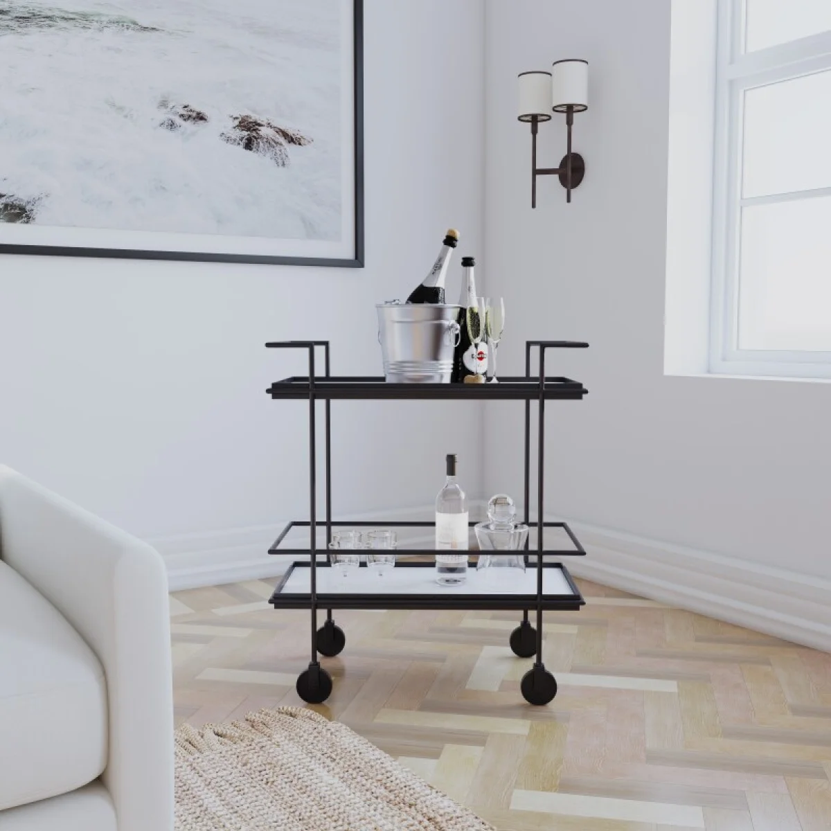 Commerce and Market Commerce & Market Bar Cart Bar Furniture Bar Furniture 8