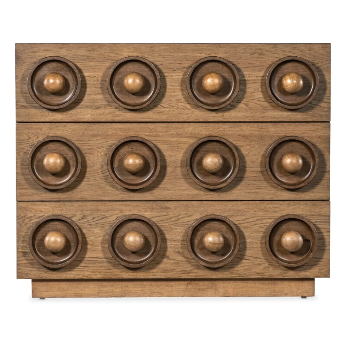Commerce and Market Knobby 3-Drawer Accent Chest Accent Furniture Accent Furniture 6