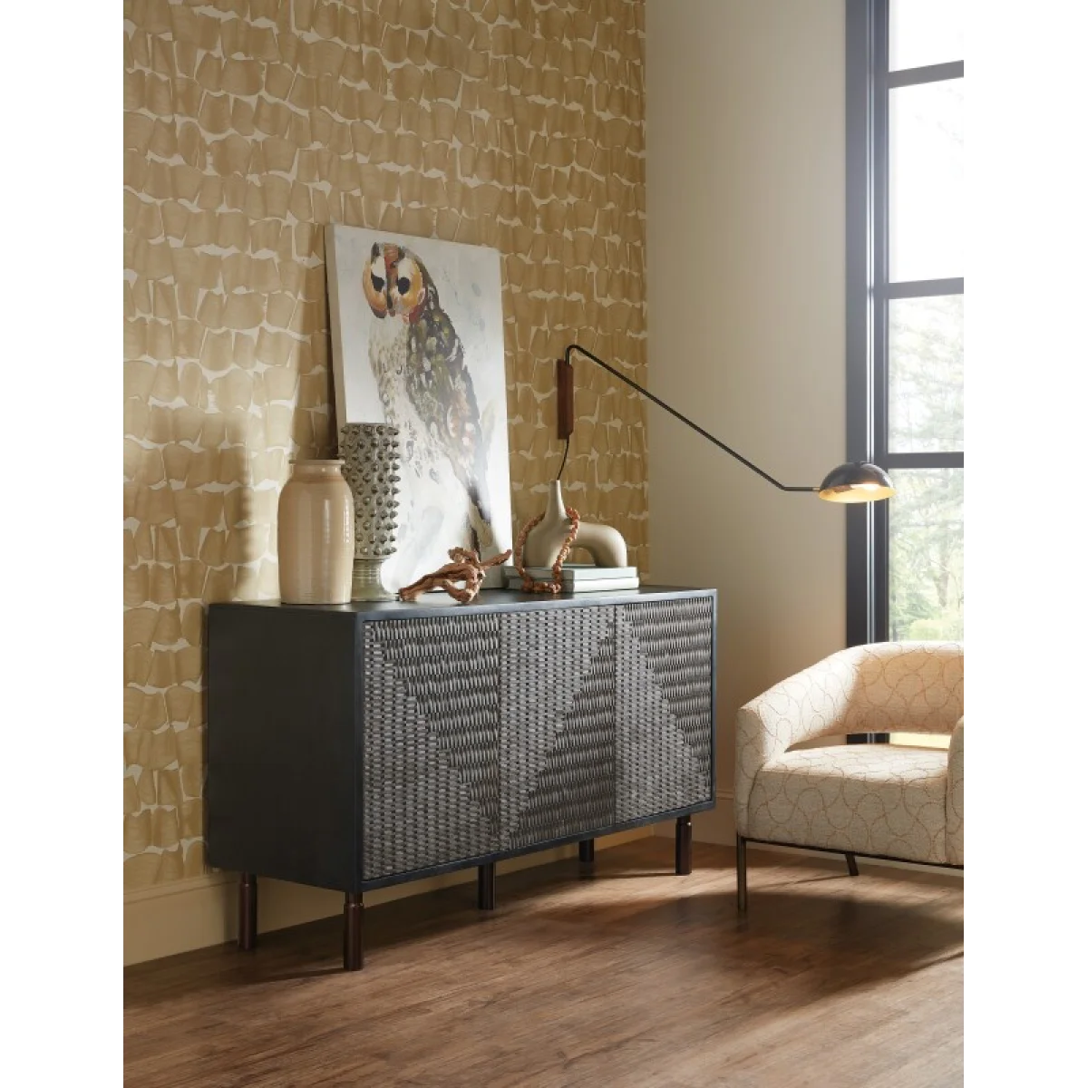Commerce and Market Jachar Entertainment Credenza Entertainment Stands black 7