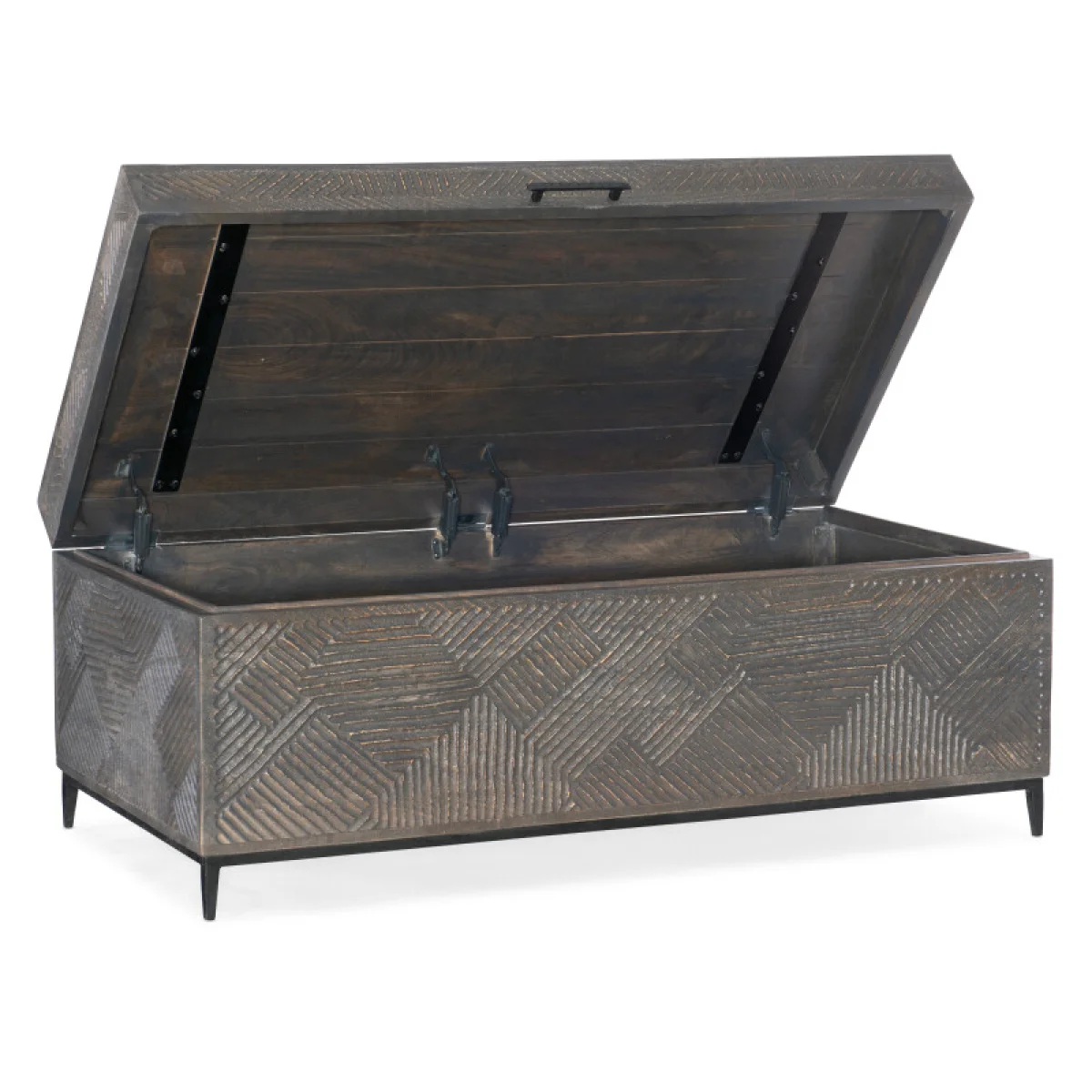 Commerce and Market Commerce & Market Carved Chest Cocktail Table Cocktail & Coffee Tables Cocktail & Coffee Tables 7