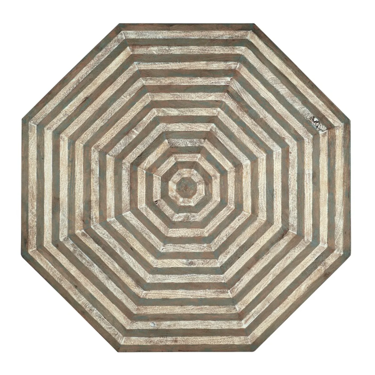 Commerce and Market Commerce & Market Octagonal Cocktail Table Cocktail & Coffee Tables Brown 6