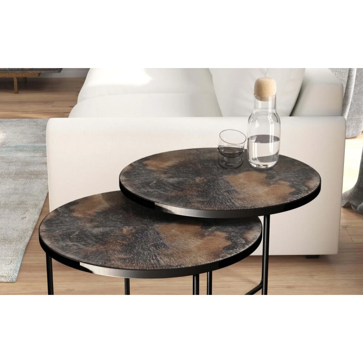 Commerce and Market Commerce & Market Bunching Cocktail Cocktail & Coffee Tables black 7