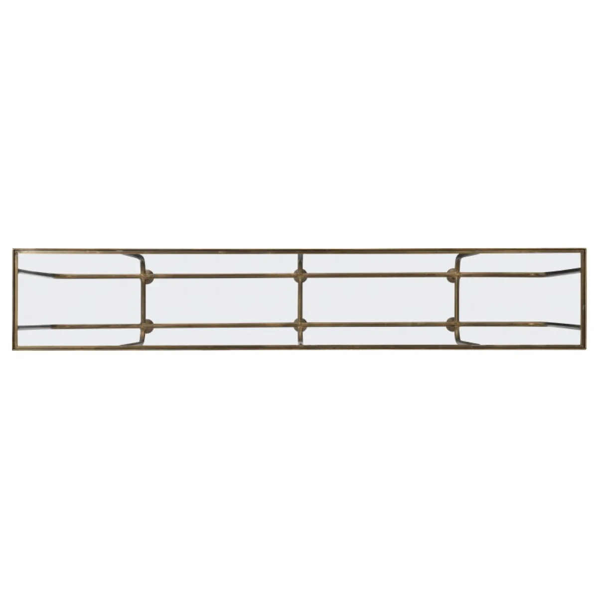 Commerce and Market Living Room Commerce & Market Kiara Rectangle Sofa Console Top Console Tables Brown 4