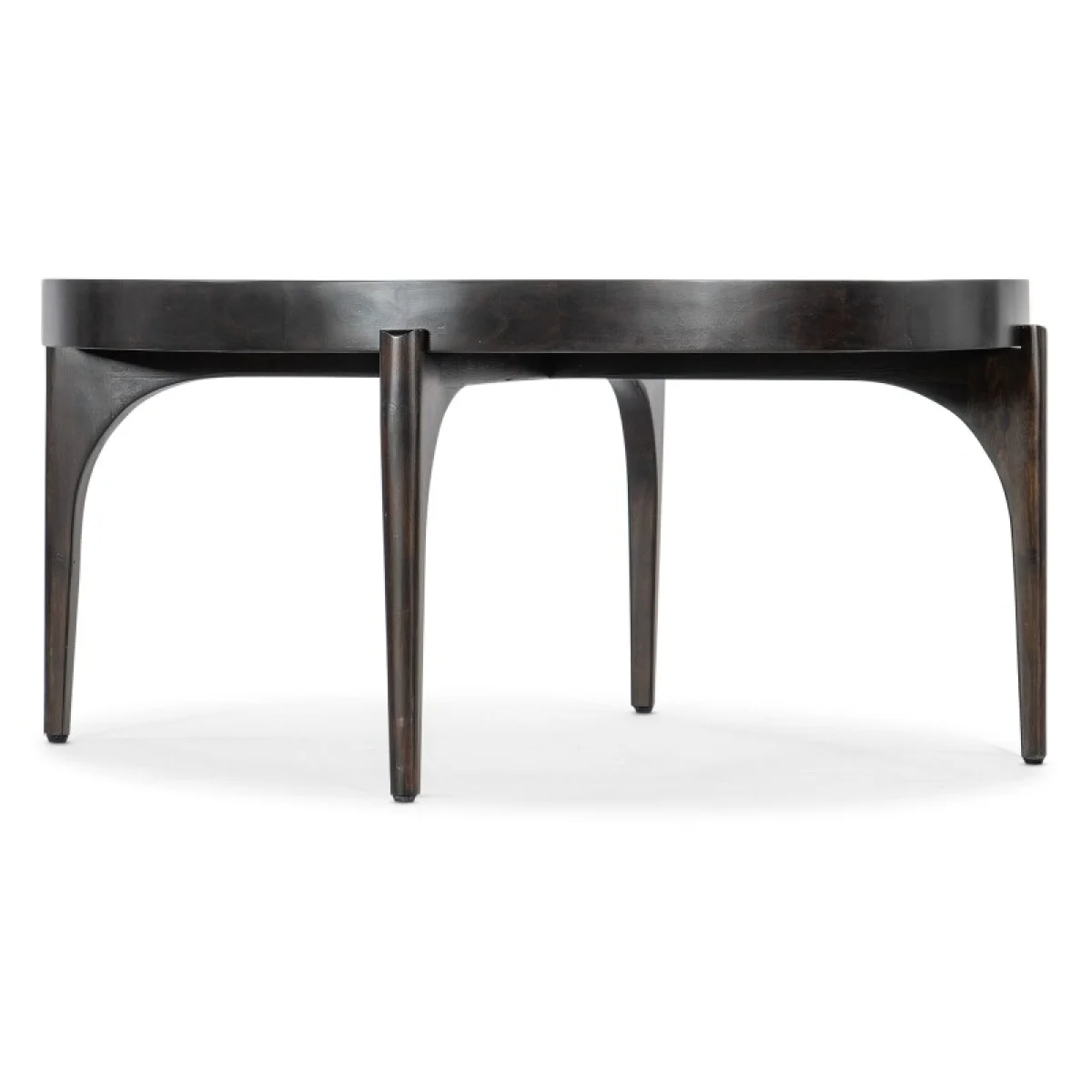 Commerce and Market Commerce & Market Round Cocktail Table Cocktail & Coffee Tables Brown 4