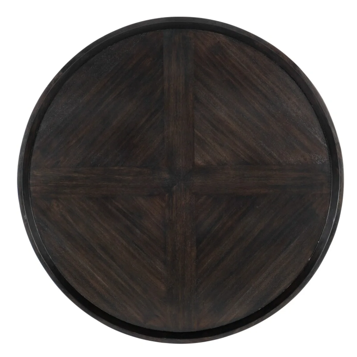 Commerce and Market Commerce & Market Round Cocktail Table Cocktail & Coffee Tables Brown 8