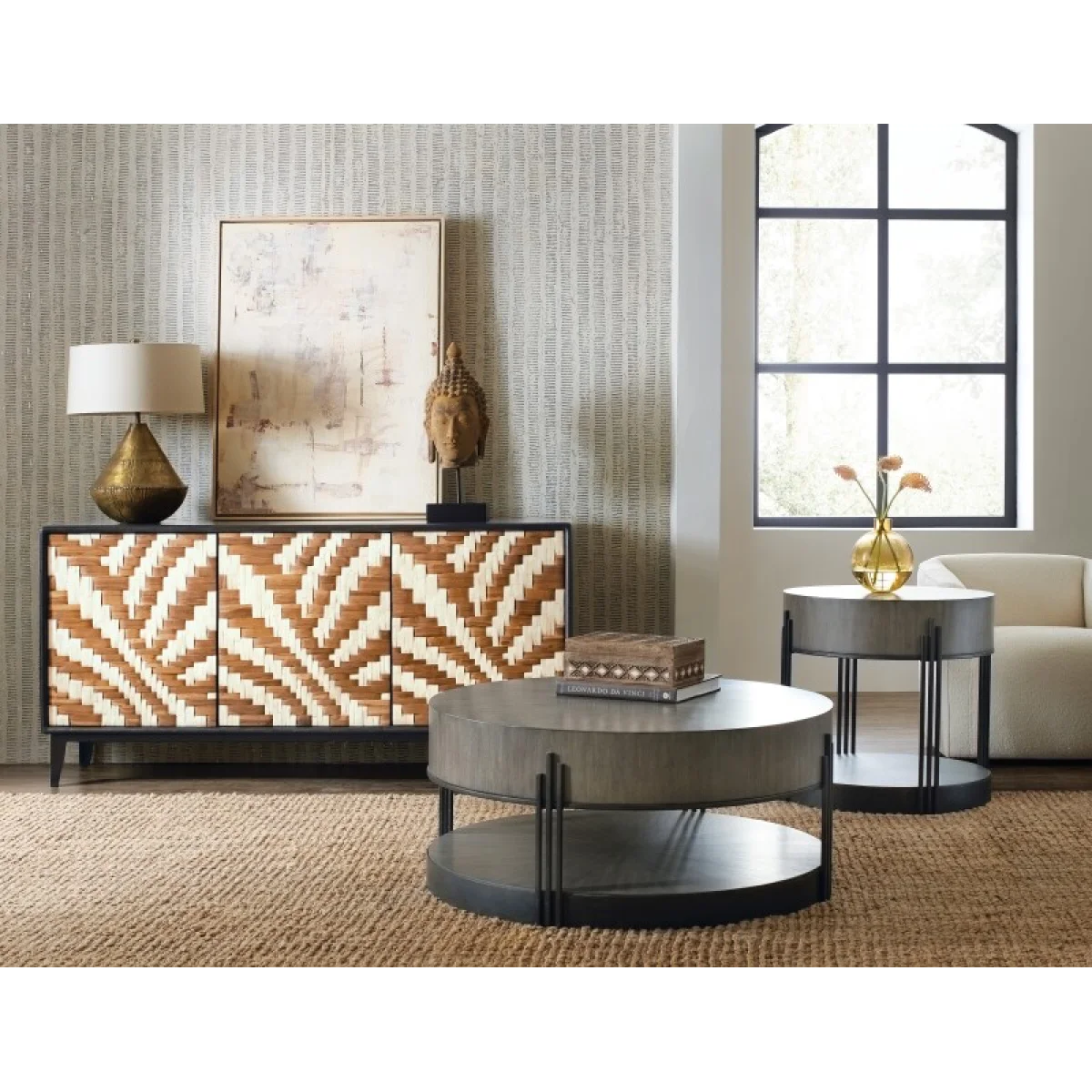 Commerce and Market Commerce & Market Skyline Cocktail Table Cocktail & Coffee Tables Brown 8