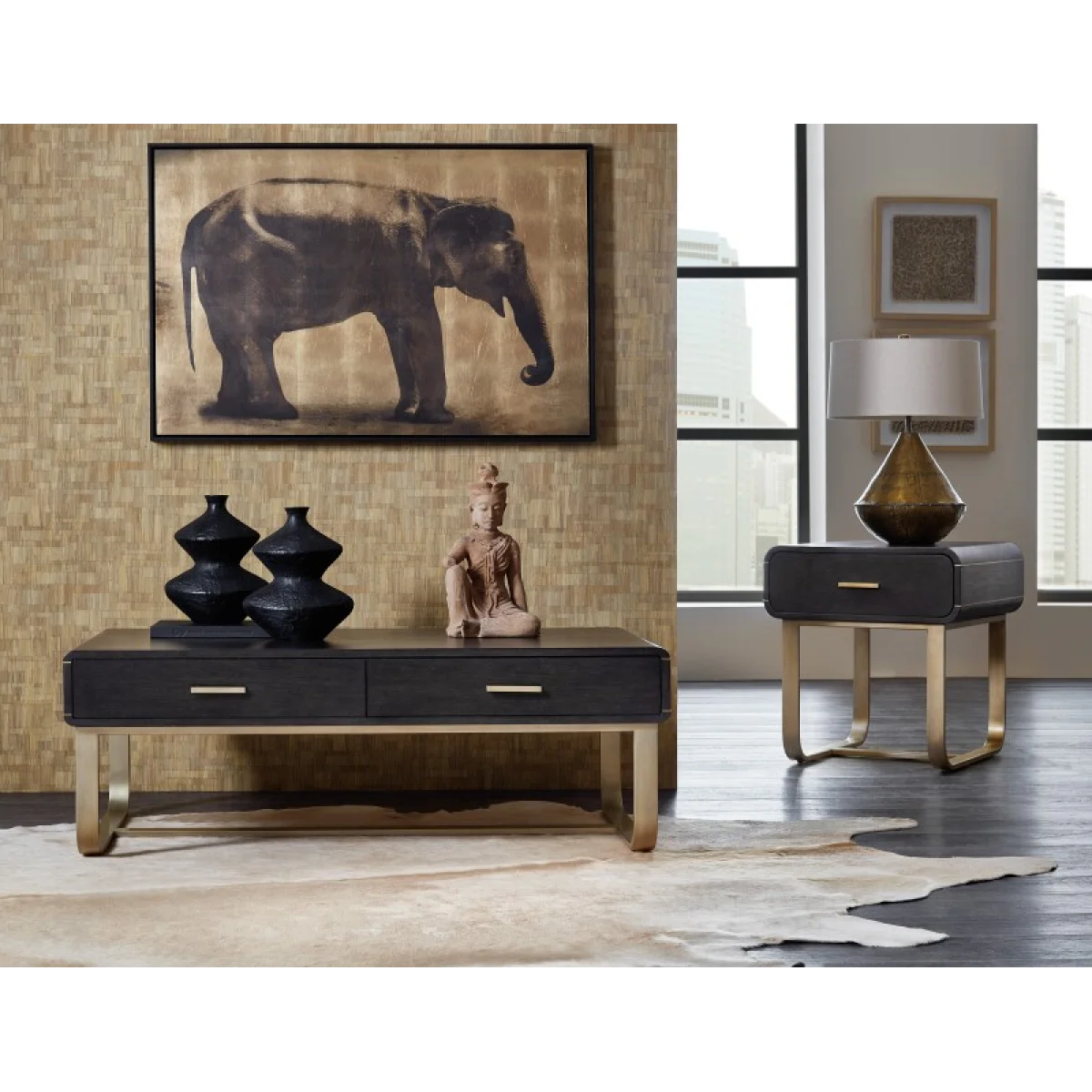 Commerce and Market Commerce & Market Metropolitan Cocktail Table Cocktail & Coffee Tables Brown 9