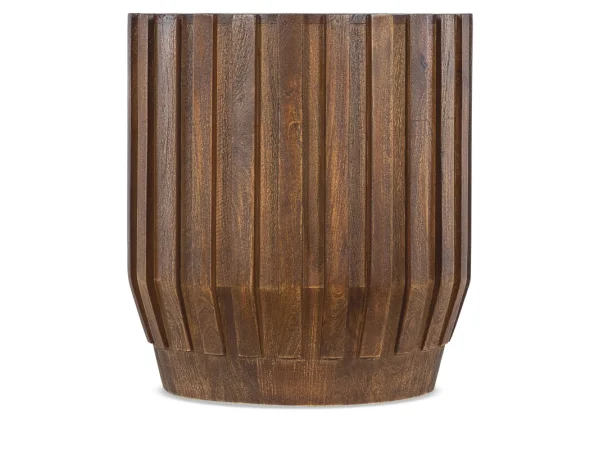 Commerce and Market Gears Round End Table End tables Brown