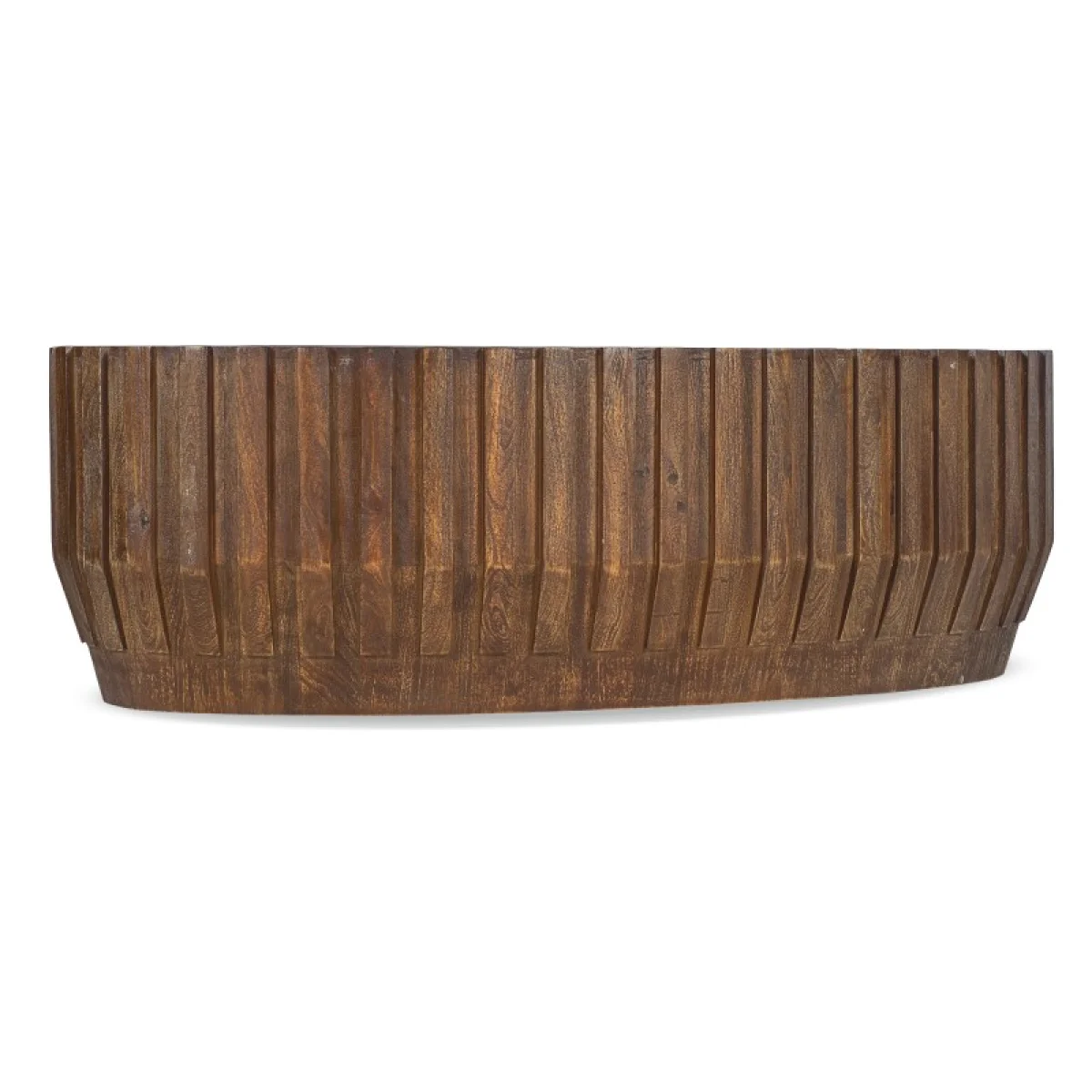 Commerce and Market Gears Oval Cocktail Table Cocktail & Coffee Tables Brown 4