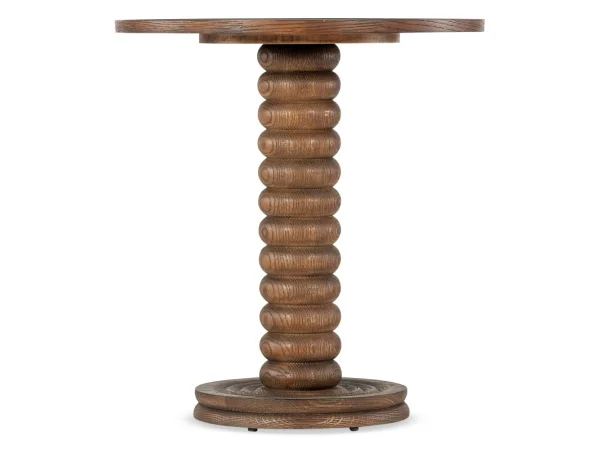 Commerce and Market Gears Oval Cocktail Table Cocktail & Coffee Tables Brown 15
