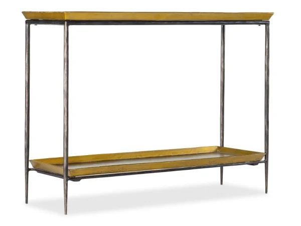 Commerce and Market Commerce & Market Tray Top Metal Console Console Tables Console Sofas