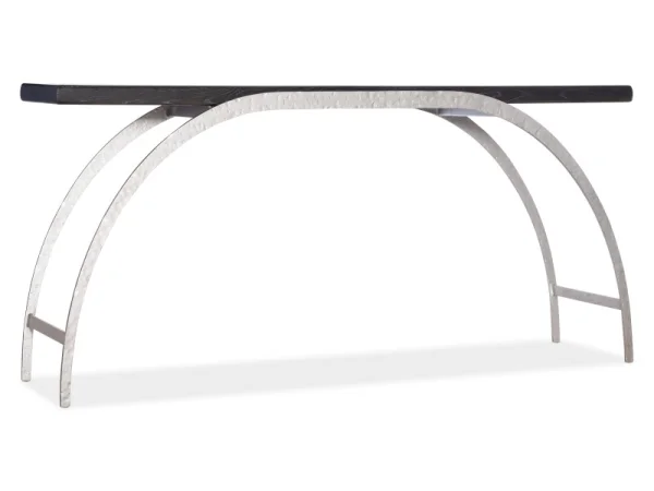 Commerce and Market Commerce & Market Metal and Wood Console Console Tables black