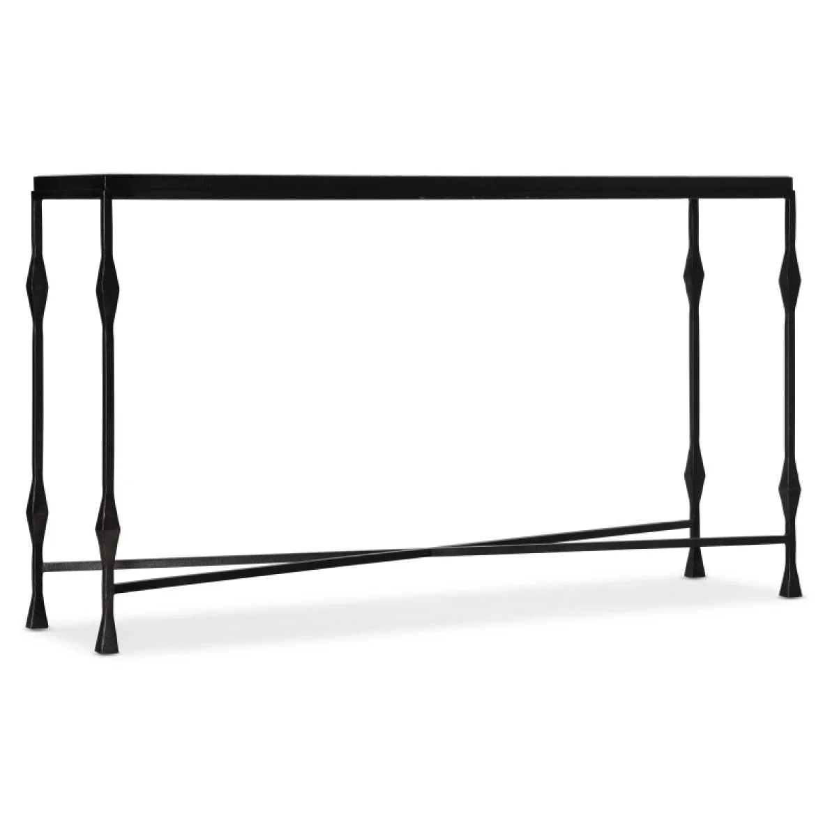 Commerce and Market Commerce & Market Metal-Wood Console Table Console Tables black 4