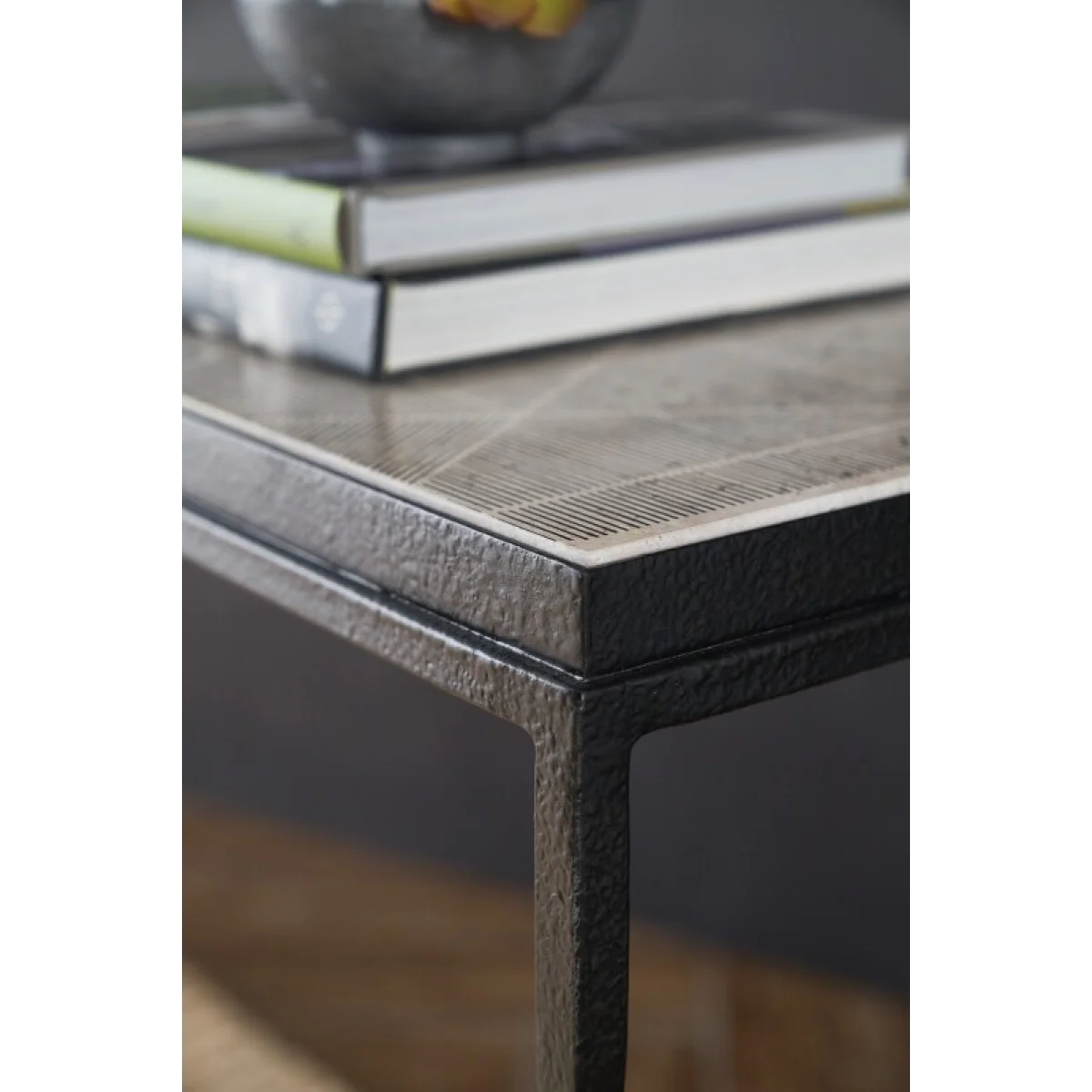 Commerce and Market Commerce & Market Metal-Wood Console Table Console Tables black 7
