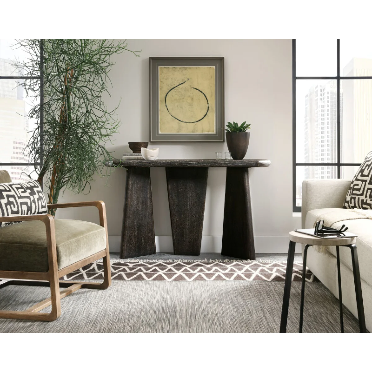 Commerce and Market Commerce & Market Leg Console Console Tables black 9