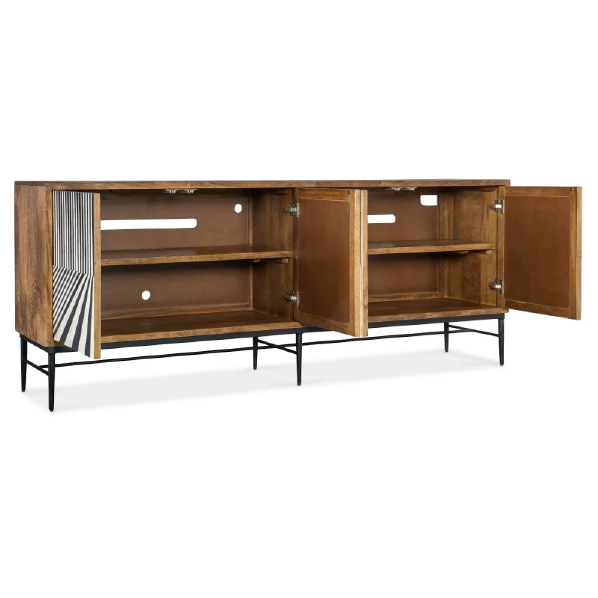 Commerce and Market Commerce & Market Linear Perspective Credenza Accent Furniture Accent Furniture 6