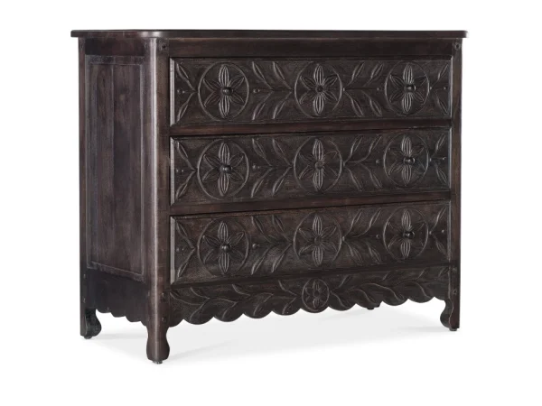 Commerce and Market Commerce & Market Flora Three-Drawer Chest Accent Furniture Accent Furniture