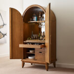 Martine Arced Bar Cabinet - Image 2