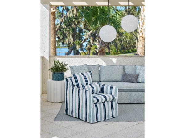 Siesta Key Outdoor Swivel Chair - Image 3