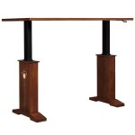 Harvey Ellis Hi-Lo Work Table Cherry - Image 2