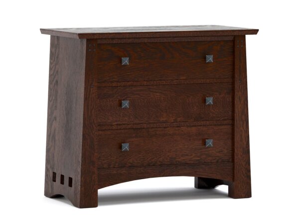 Highlands Three-Drawer Nightstand Nightstands Stickley Furniture