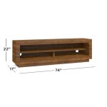 West End Maple 74" Credenza - Image 2