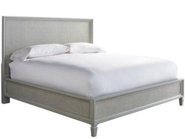 Summer Hill - French Gray Woven Accent Queen Bed