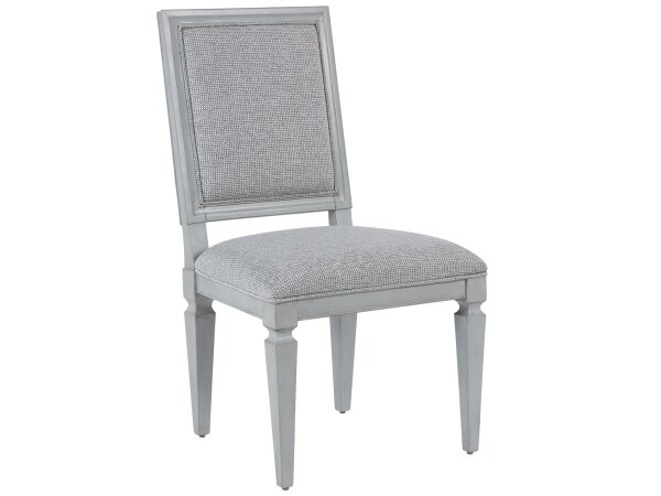 Summer Hill - French Gray Woven Accent Side Chair - Image 2
