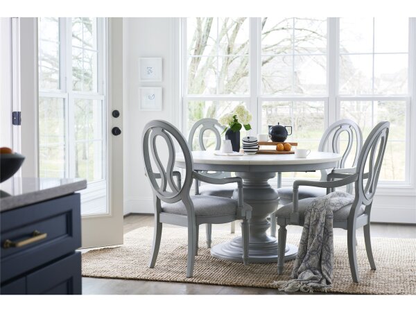 Summer Hill Pierced Back Arm Chair - Image 3