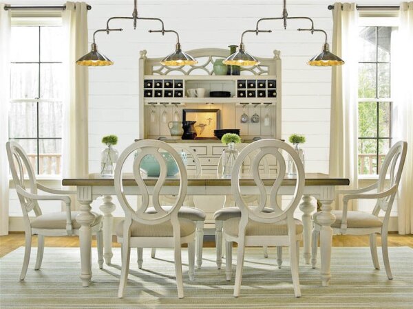 Summer Hill Rectangular Dining Table in Cotton - Image 3