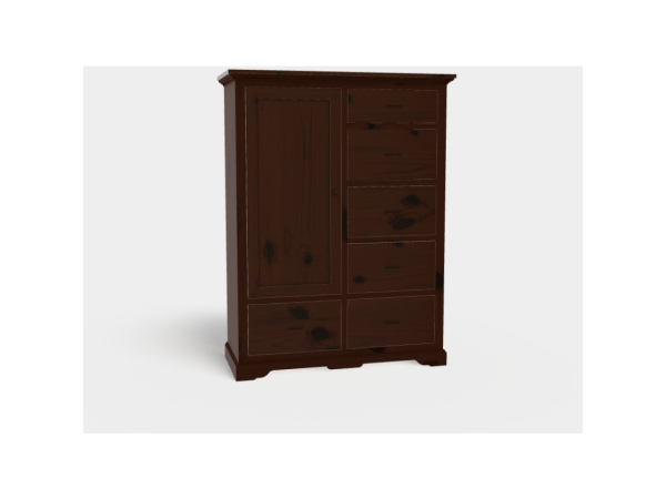 Longmeadow Chifferobe 2 – Rustic Cherry Chests Customizable