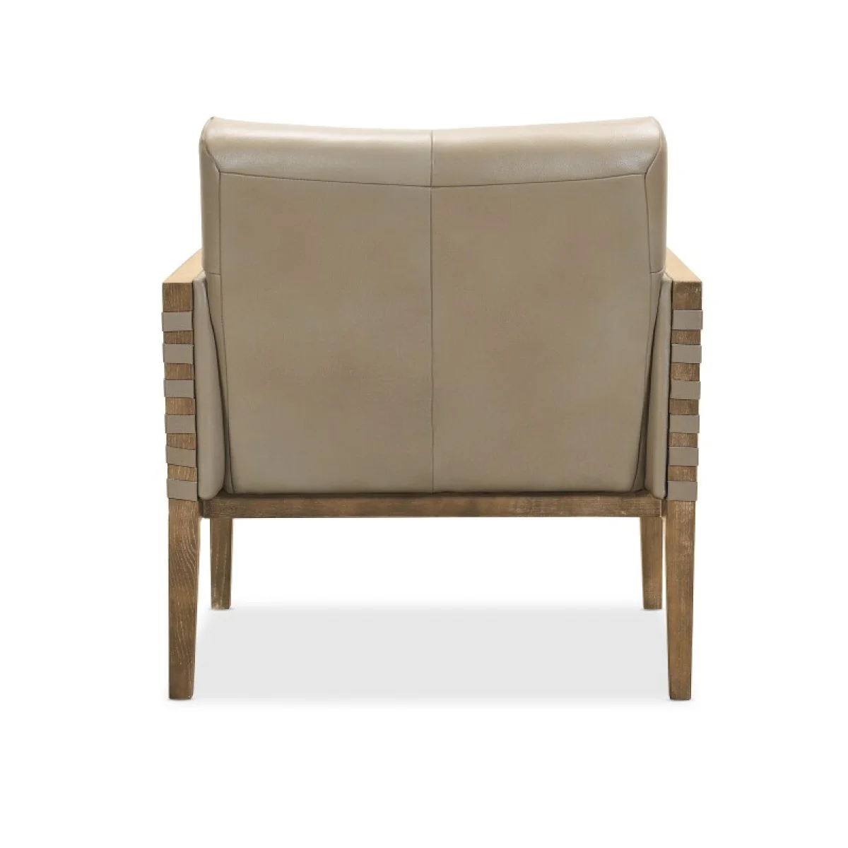 CC Carverdale Leather Club Chair withWood Frame Chairs Beige 6