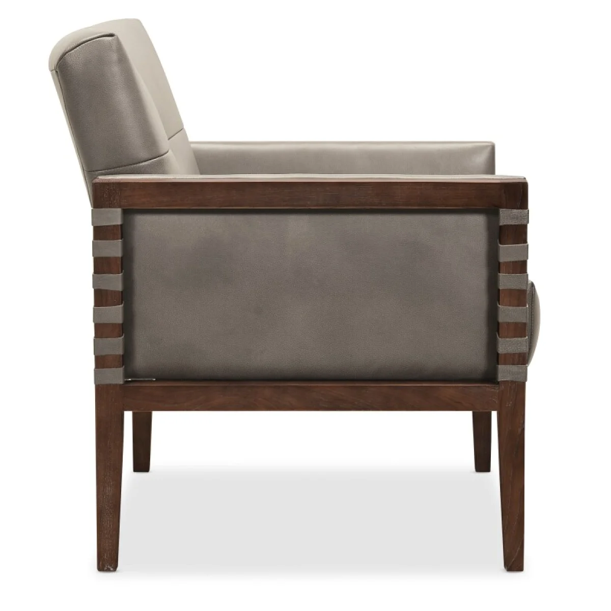 CC Carverdale Leather Club Chair withWood Frame Chairs Chairs 7