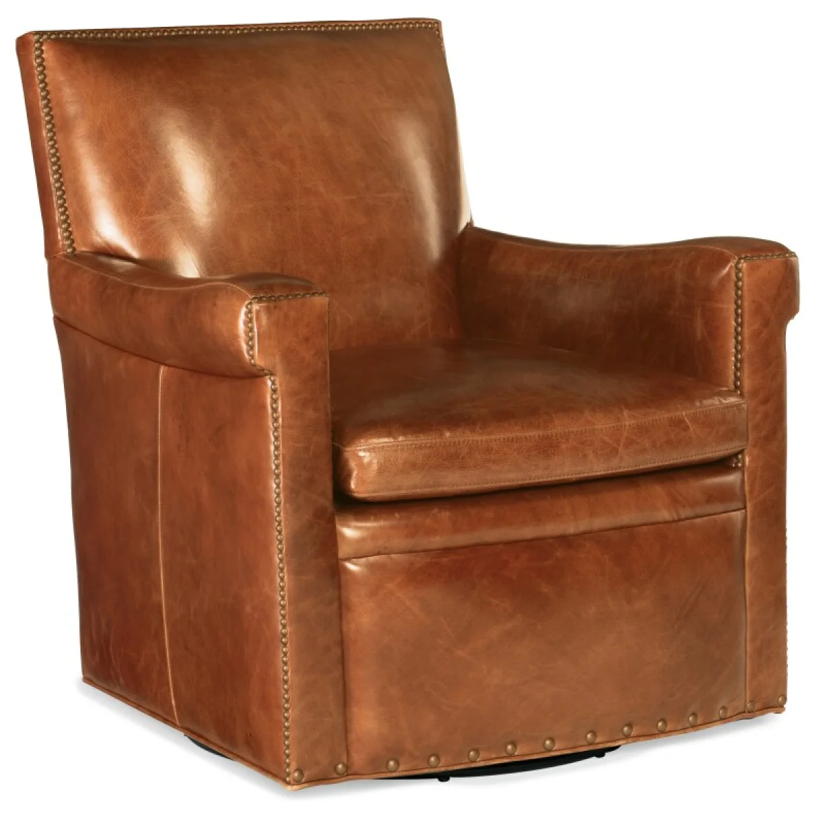 CC Jilian Swivel Club Chair Chairs Brown 4
