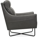 CC Efron Club Chair with Black Metal Base Chairs Chairs 10