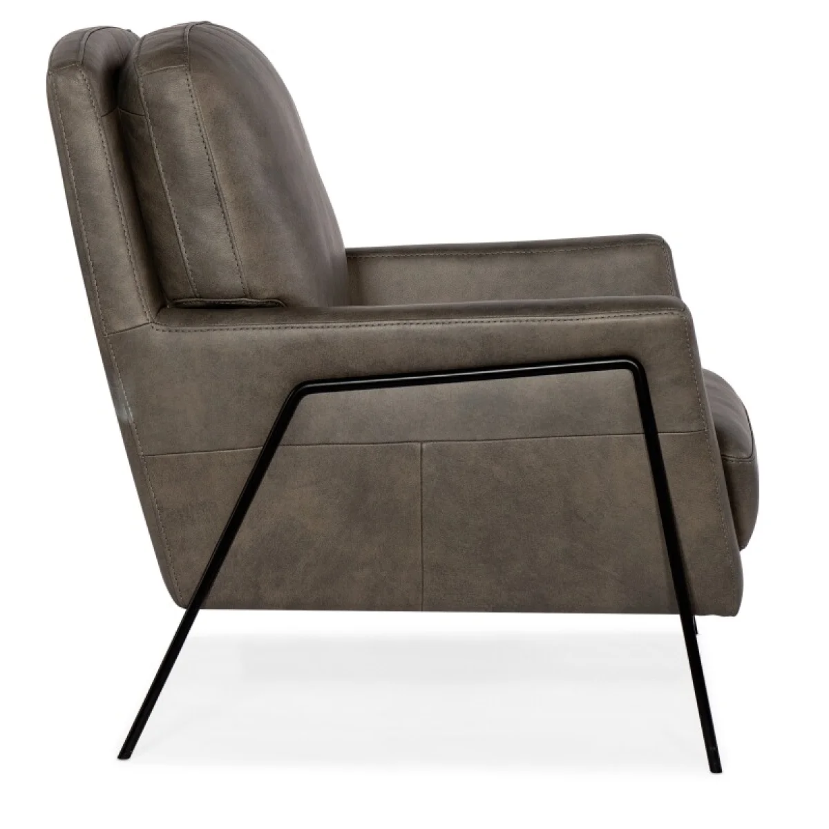 CC Amette Metal Frame Club Chair Chairs Brown 7