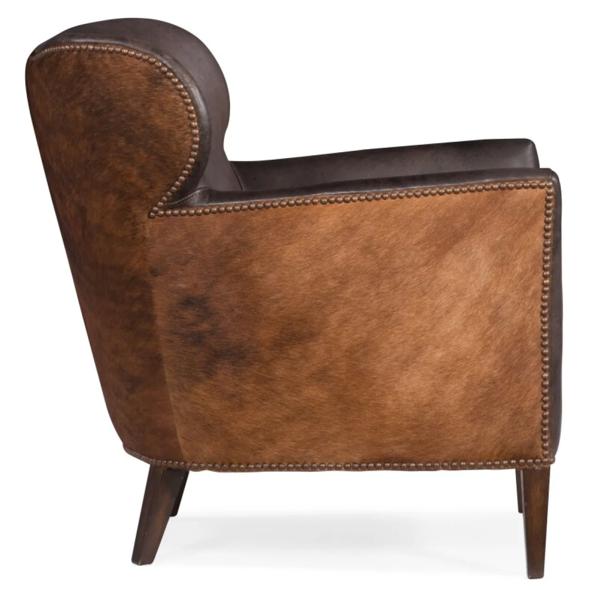 CC Kato Leather Club Chair with Dark HOH Chairs Brown 7