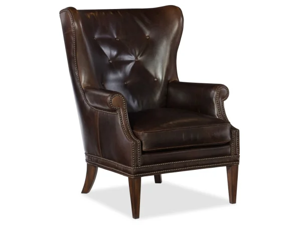 CC Maya Wing Club Chair Chairs Brown