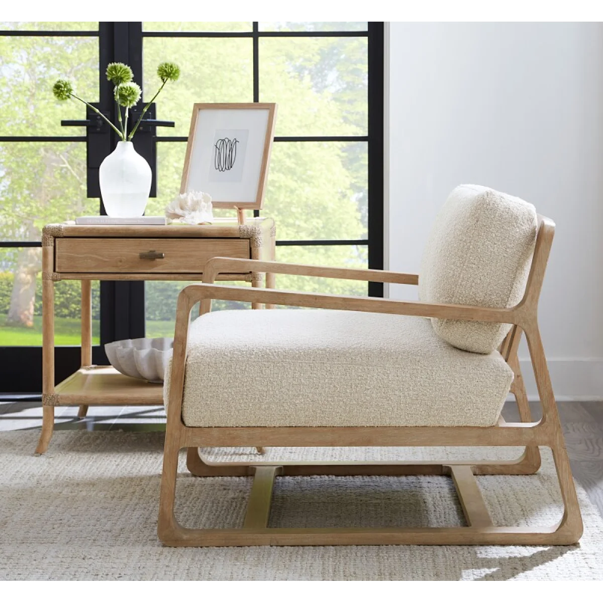 Moraine Accent Chair Chairs Beige 11