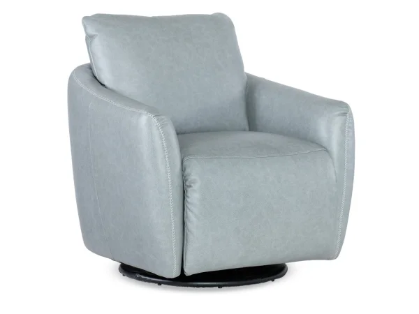 CC Bonnie Swivel w/Power Footrest Recliners blue
