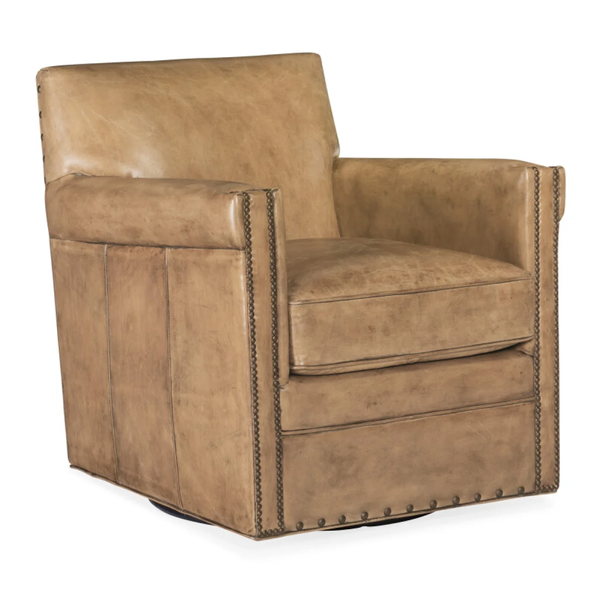 CC Potter Swivel Club Chair Chairs Brown 4