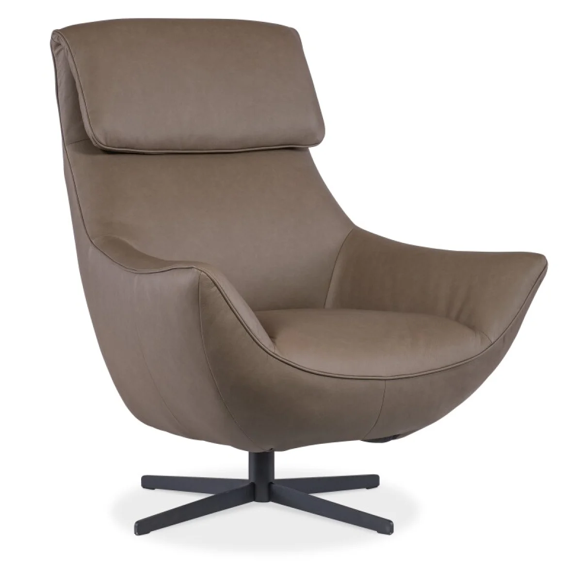 CC Hughes Swivel Chair Chairs Brown 4